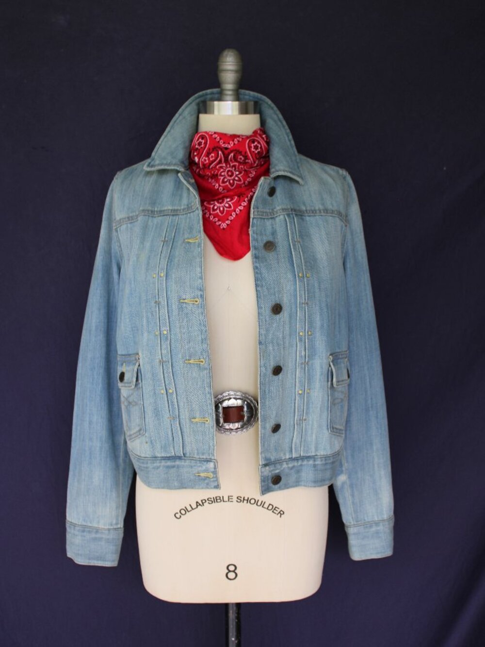 Lauren Jeans co. Ralph Lauren POLO RRL Denim Icon Trucker Jacket vintage western - Picture 4 of 10